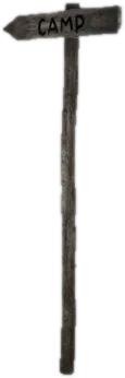 Transparent PNG of the GTA V prop bzzz_survival_sign_a