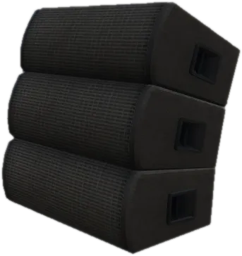 Transparent PNG of the GTA V prop h4_prop_battle_club_speaker_array