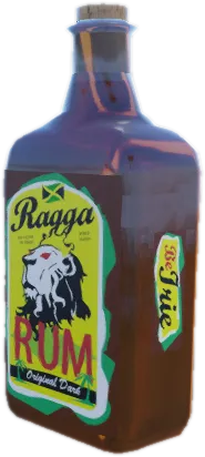 Transparent PNG of the GTA V prop prop_rum_bottle