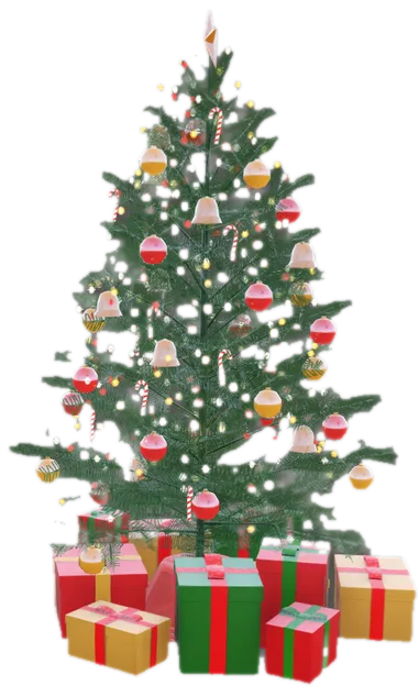 Transparent PNG of the GTA V prop xs_propintxmas_tree_2018_white