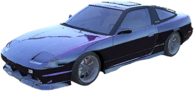 Transparent PNG of the GTA V vehicle 180sx