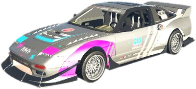 Transparent PNG of the GTA V vehicle 240sxhr