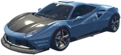 Transparent PNG of the GTA V vehicle 488animated