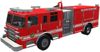 Transparent PNG of the GTA V vehicle afiretruck