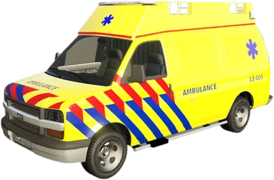 Transparent PNG of the GTA V vehicle ambulance1