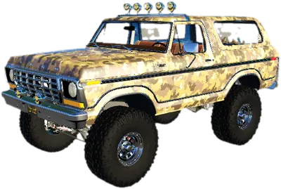 Transparent PNG of the GTA V vehicle bc78bronco