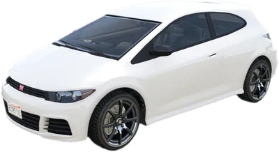 Transparent PNG of the GTA V vehicle blista_white