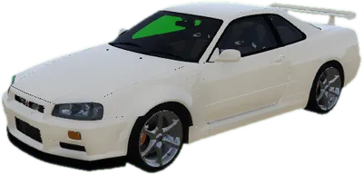 Transparent PNG of the GTA V vehicle bnr34