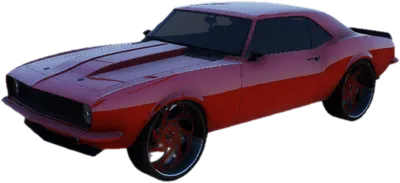 Transparent PNG of the GTA V vehicle camaro68t