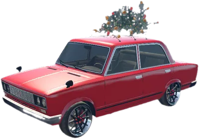 Transparent PNG of the GTA V vehicle cheburek_christmas
