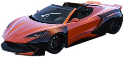 Transparent PNG of the GTA V vehicle coquette4c