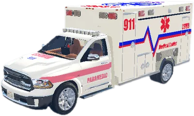 Transparent PNG of the GTA V vehicle dbambulance
