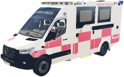 Transparent PNG of the GTA V vehicle dbambulance2