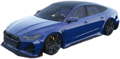 Transparent PNG of the GTA V vehicle dc_rs7animated