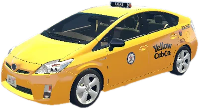 Transparent PNG of the GTA V vehicle dlpriustaxi