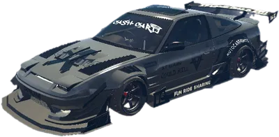 Transparent PNG of the GTA V vehicle dogfight180sx