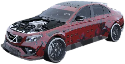 Transparent PNG of the GTA V vehicle e63test