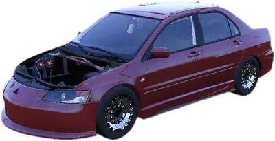 Transparent PNG of the GTA V vehicle evo9drag