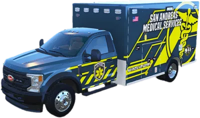 Transparent PNG of the GTA V vehicle f450ambo