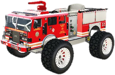 Transparent PNG of the GTA V vehicle firetruckpw