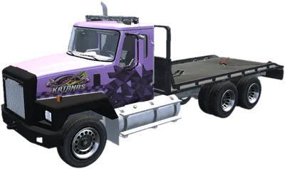 Transparent PNG of the GTA V vehicle flattruck