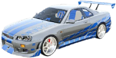 Transparent PNG of the GTA V vehicle fnfgtr34