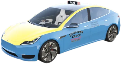 Transparent PNG of the GTA V vehicle gbtaxieon