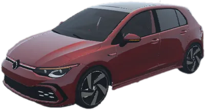 Transparent PNG of the GTA V vehicle golf8gti