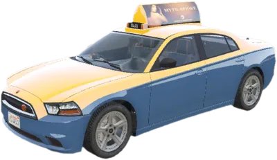 Transparent PNG of the GTA V vehicle gstbufsttaxi1