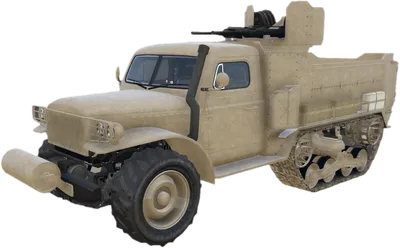Transparent PNG of the GTA V vehicle halftrack