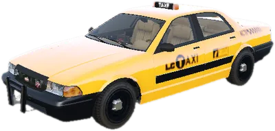 Transparent PNG of the GTA V vehicle lctaxi4