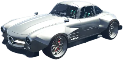 Transparent PNG of the GTA V vehicle mb300slpxxbk