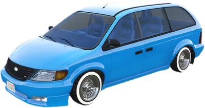 Transparent PNG of the GTA V vehicle minivan2
