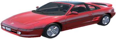 Transparent PNG of the GTA V vehicle mr2sw20