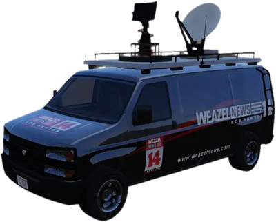Transparent PNG of the GTA V vehicle newsvan