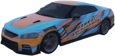 Transparent PNG of the GTA V vehicle nissanr36