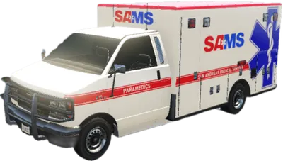 Transparent PNG of the GTA V vehicle nkambulance