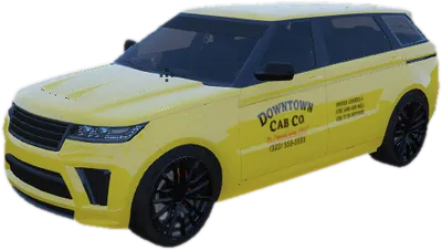 Transparent PNG of the GTA V vehicle nkballer7taxi