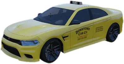 Transparent PNG of the GTA V vehicle nkstxtaxi