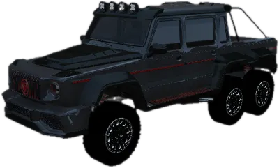 Transparent PNG of the GTA V vehicle pace_dubsta6x6