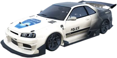 Transparent PNG of the GTA V vehicle pace_gtx34_police