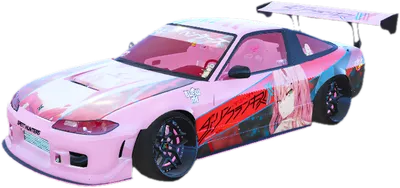 Transparent PNG of the GTA V vehicle peptos_180sxfranxx