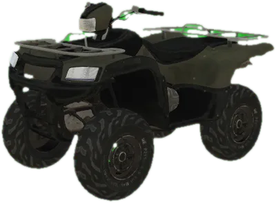 Transparent PNG of the GTA V vehicle quad_green