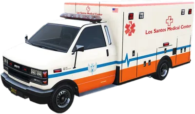 Transparent PNG of the GTA V vehicle rmodambulance