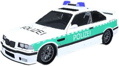 Transparent PNG of the GTA V vehicle royalcustom_e36gppolizei
