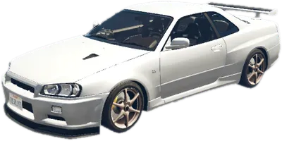 Transparent PNG of the GTA V vehicle royalcustom_r34marked