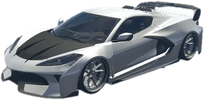 Transparent PNG of the GTA V vehicle rrcorquettecustom