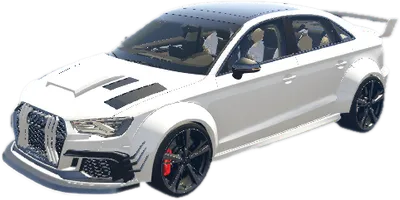 Transparent PNG of the GTA V vehicle rs3sedan