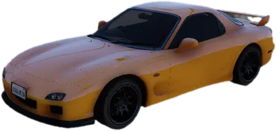 Transparent PNG of the GTA V vehicle rx7
