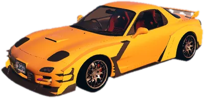 Transparent PNG of the GTA V vehicle rx7hycade
